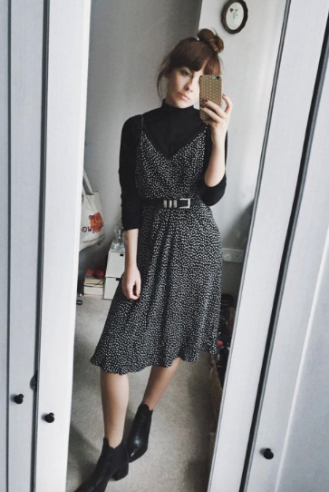 Outfit inspiration  Polka dot tights outfit, Polka dot skirt outfit,  Outfits