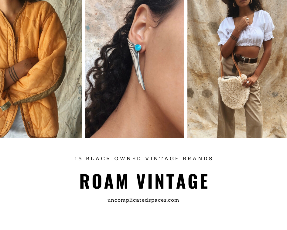 A collage of 3 images from Roam Vintage.