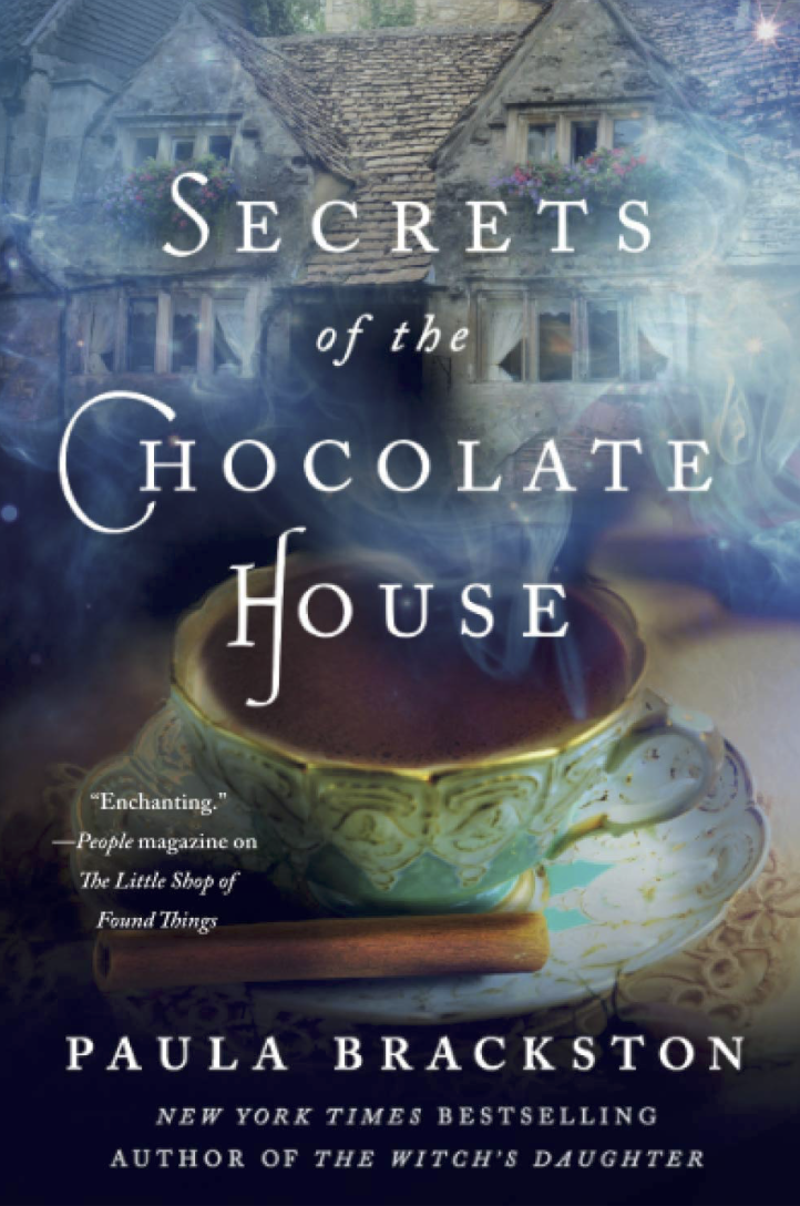 The second book I read as part of this monthly roundup: A picture of a book cover for Secrets of the Chocolate House.
