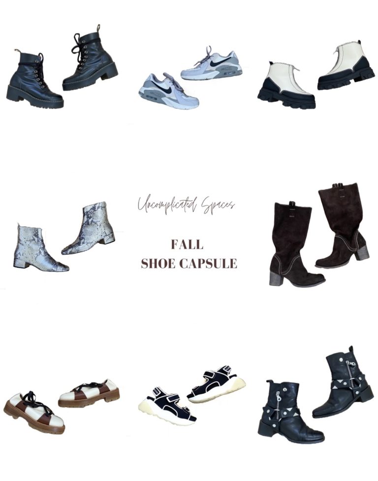 Read more about the article What’s in my fall shoe capsule?